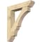 Ekena Millwork Balboa Slat Rough Sawn Bracket w/ Offset Brace, Douglas Fir, 8"W x 38"D x 44"H BKT0806X38X44BOA06RDF - alternate 1